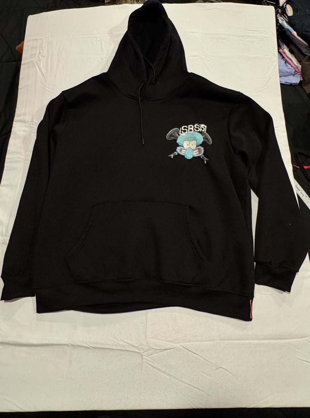 Members Only x Nickelodeon SpongeBob SquarePants Squidward Black Hoodie